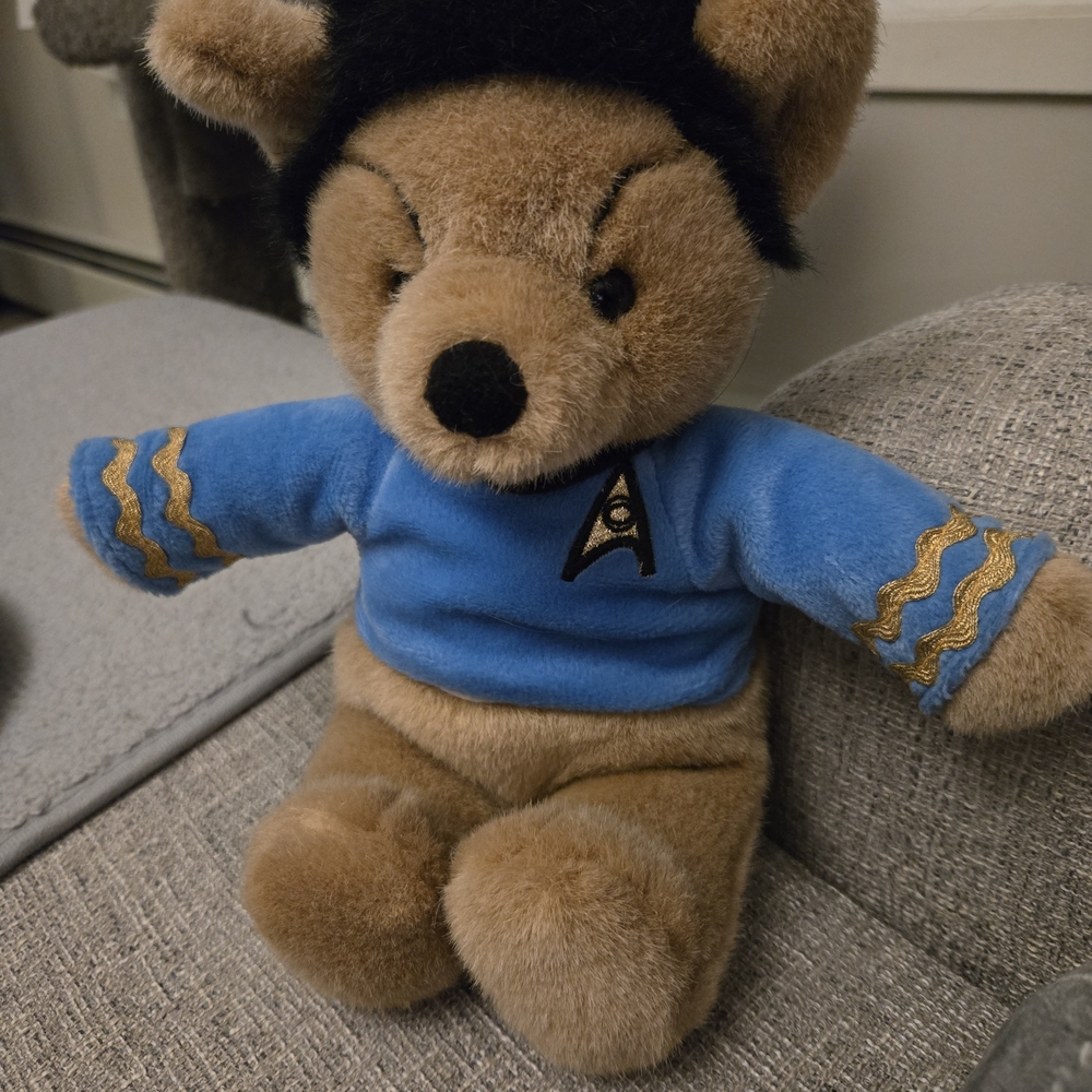Star Trek Spock Teddy Bear 1997